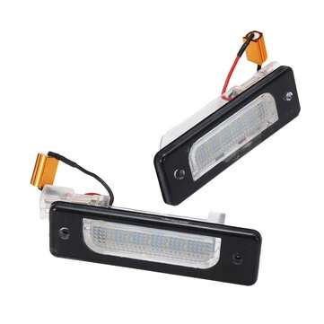 2PCS LED Number License Plate Light Rear For BMW E30 E28 E23 E32 3 5 6 7 Series