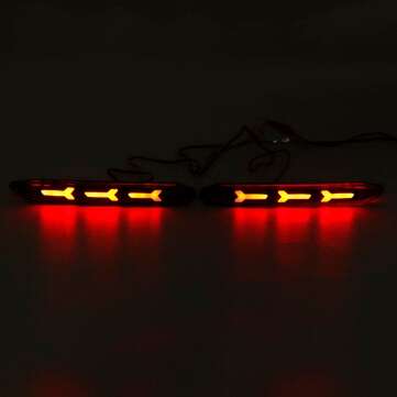 2PCS LED Rear Bumper Reflector Brake Stop Light For Toyota Camry/ Sienna/ Matrix/ Lexus