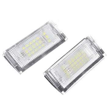 2PCS LED License Plate Light For BMW 3 Series 325i 328i 318 320 E46 2D M3 Facelift