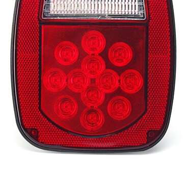 2PCS LED Tail Lights Brake Reverse Turn Signal Lamp For Jeep Wrangler TJ CJ 76-06
