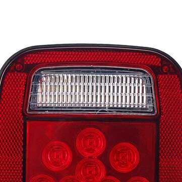 2PCS LED Tail Lights Brake Reverse Turn Signal Lamp For Jeep Wrangler TJ CJ 76-06