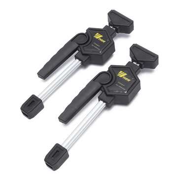 2Pcs MFT Table Clamp Quick Ratchet Release Speed Squeeze Woodworking Clamp Clip Kit Spreader Gadget