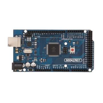2Pcs MEGA 2560 R3 ATmega2560 MEGA2560 Development Board With USB Cable