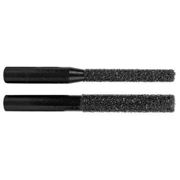 2pcs Milling Cutter Diamond Router Bits Black Brazed Straight Shank for Quartz Stone Marble Seam Cut