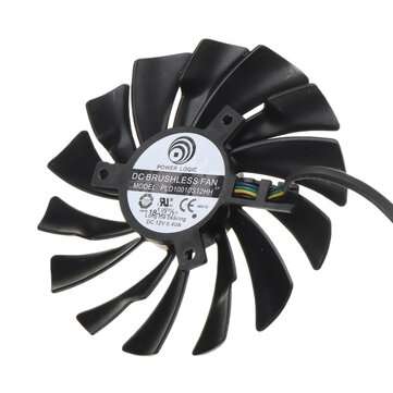 2pcs MSI RX580 FDC10U12S9-C Fan Graphics Card Cooling Fan PLD09210S12HH