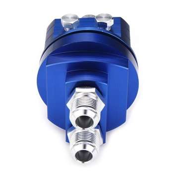 2Pcs Oil Filter Relocation Male Sandwich Fitting Adapter Kit 3/4X16 20X1.5