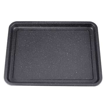 2Pcs Non Stick Mesh Pan Air Fryer Oven Mesh Baking Grill Tray Basket Tool