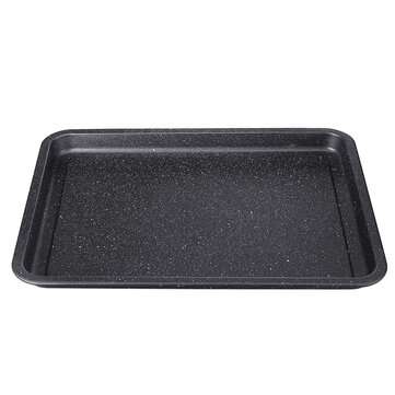 2Pcs Non Stick Mesh Pan Air Fryer Oven Mesh Baking Grill Tray Basket Tool