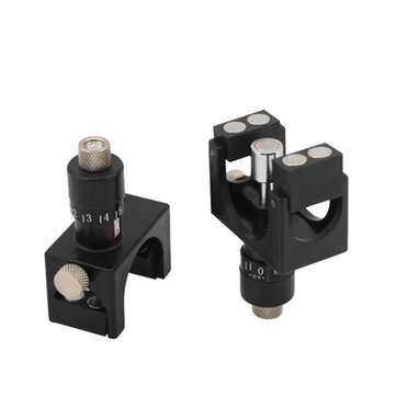 2Pcs Plane Iron Setting Gauge with Wooden Carrying Case Magnetic Planing Machine Cutting Setting Cal