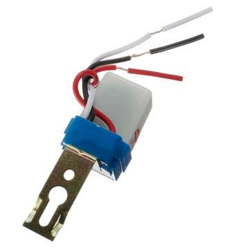 2PCS Photocell Street Light Switch Automatic Auto On Off AC DC 12V 50-60HZ 10A Photo Control Photosw