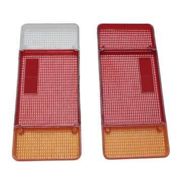 2Pcs Rear Tail Lights Turn Signal Lamps Lenes Covers Plastic Left Right For Iveco