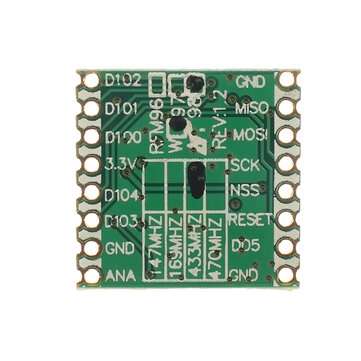 2Pcs RFM95W 433MHz LoRa Long-distance Remote Wireless Transceiver Module Board