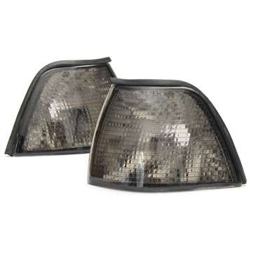 2Pcs Smoke Lens Side Corner Light Sidelights For BMW E36 3-Series 4DR 92-98