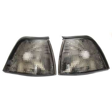 2Pcs Smoke Lens Side Corner Light Sidelights For BMW E36 3-Series 4DR 92-98