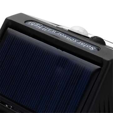 2pcs Solar Power 20 LED PIR Motion Sensor Wall Light Waterproof  Outdoor Path Yard Garden Security L