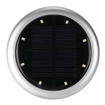 2Pcs Soalr Garden Light Lawn Lamp Outdoor Disk Light Lawn Lights Garden Pathway Decoration Waterproo