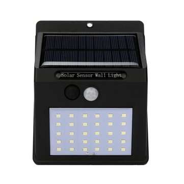 2pcs Solar Power 30 LED PIR Motion Sensor Wall Light Waterproof Outdoor Path Yard Garden Security La