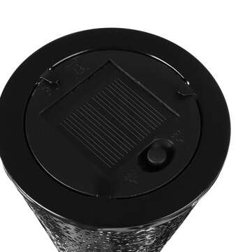 2Pcs Solar Powered LED Garden Hollowed Light Floor Decking Patio Decor Yard Lamp