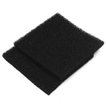 2Pcs Square Activated Carbon Filter Foam Sponge Air Impregnated Sheet 13cmx13cm