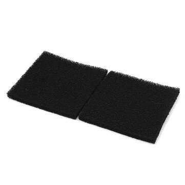 2Pcs Square Activated Carbon Filter Foam Sponge Air Impregnated Sheet 13cmx13cm