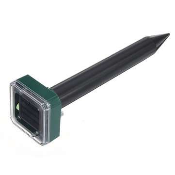 2pcs Square Solar Electronic Ultrasonic Repeller Fram Snake Mice Pest Insect Animal RejectionTrap Ki