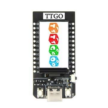 2pcs TTGO T-Display ESP32 CP2104 WiFi Bluetooth Module 1.14 Inch LCD Development Board LILYGO for Ar