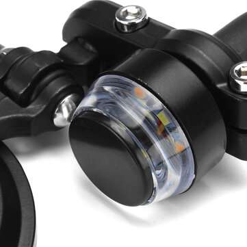 2pcs Universal 7/8`` Bar End Motorcycle Bike Rearview Side Mirrors Round