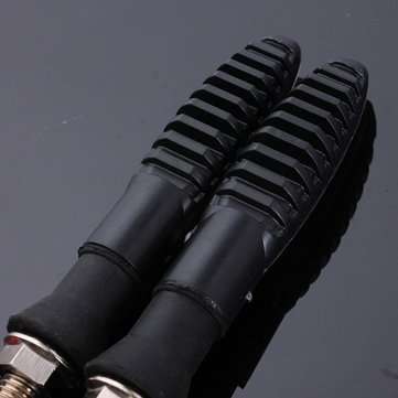 2pcs Universal Motorcycle 3 LED Turn Signal Indicator Amber Light