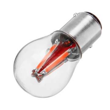 2PCS Upgraded 1157 BAY15D 21/5W Red 4 Filament COB LED Stop Brake Lights Bulb Parking Turn Lamp 450L