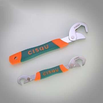 2Pcs Universal Key Pipe Wrench Open End Spanner Set High-carbon Steel Snap N Grip Tool Plumber Multi