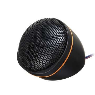 2Pcs WEAH-6670 30W Car External Midrange Mid-range Small Speakers HiFi High-Fidelity Speakers