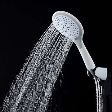 2Pcs/Set Rainfall Handheld Shower Head Silica Gel Outlet Pressurized Shower set