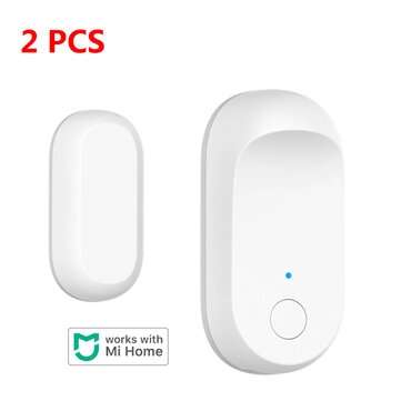 2PCS2021 New Version Qingping Door & Window Sensor bluetooth 5.0 Home Security Alarm Detector