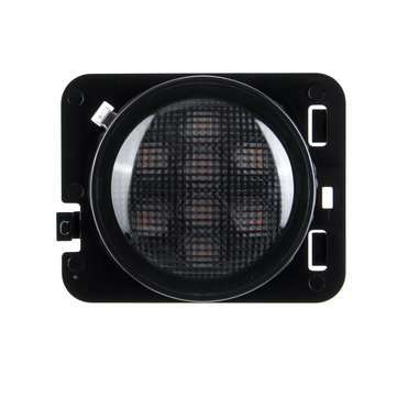 2Piece Smoked Turn Signal Fender Parking LED Lights For Jeep Wrangler 87-18 TJ YJ JK