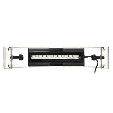 2W 13cm Adjustable 2835 LED Aquarium Fish Tank Super Slim Light Lamp Black