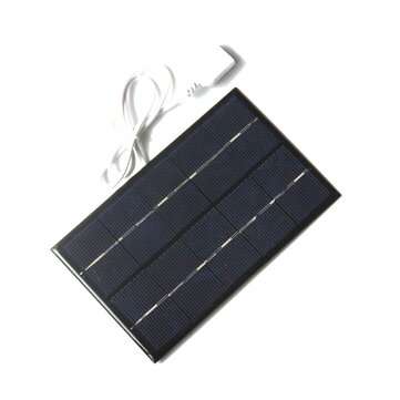 2W 5V USB Solar Panel Outdoor Portable Solar Charger Pane Climbing Fast Charger Polysilicon Travel D
