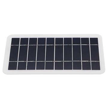 2W 5V Sunpower Solar Panel Polysilicon Solar Panel USB Charger for Outdoor Cycling Climbing Hiking C