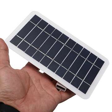 2W 5V Sunpower Solar Panel Polysilicon Solar Panel USB Charger for Outdoor Cycling Climbing Hiking C