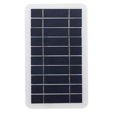 2W 5V Sunpower Solar Panel Polysilicon Solar Panel USB Charger for Outdoor Cycling Climbing Hiking C