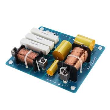 2-way Subwoofer Tweeter Speaker Divider 1200W 1500-3000Hz 4-8 Crossover Frequency Divider for 10-1
