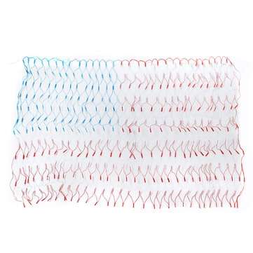 2x1m 420LED American Flag LED Net Light 8 Modes Waterproof Christmas String Lamp for Garden Outdoor