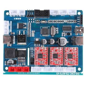3 Axis GRBL USB Driver Offline Controller Control Module LCD Screen w/ Controller Board SD Card for