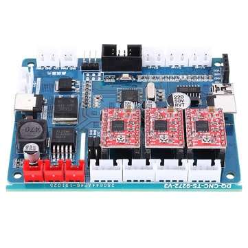 3 Axis GRBL USB Driver Offline Controller Control Module LCD Screen w/ Controller Board SD Card for