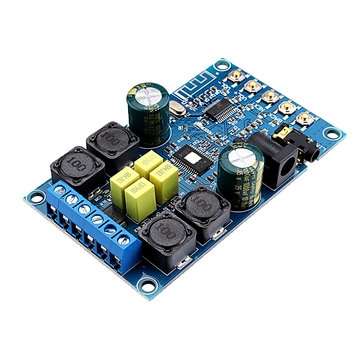 2x50W Two Channel Stereo bluetooth Power Amplifier Module Audio Receiver 12V Digital Speaker For Hom