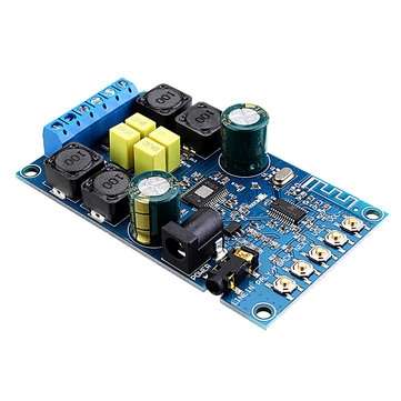 2x50W Two Channel Stereo bluetooth Power Amplifier Module Audio Receiver 12V Digital Speaker For Hom