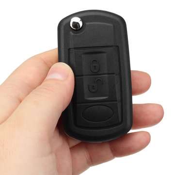 3 Button Folding Car Remote Key Shell Case For Land Rover Range Rover LR3 Freelander Evoque Discover