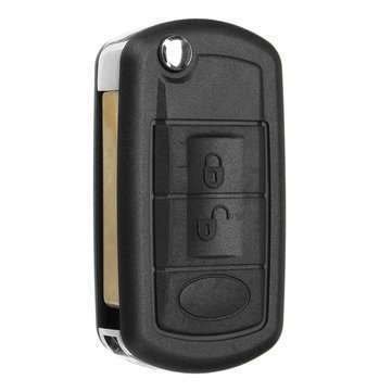3 Button Folding Car Remote Key Shell Case For Land Rover Range Rover LR3 Freelander Evoque Discover
