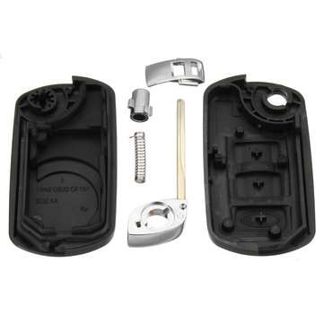 3 Button Folding Car Remote Key Shell Case For Land Rover Range Rover LR3 Freelander Evoque Discover