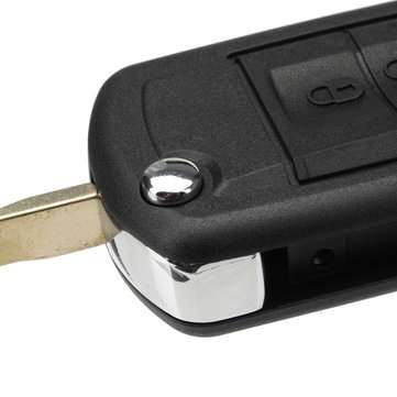 3 Button Folding Car Remote Key Shell Case For Land Rover Range Rover LR3 Freelander Evoque Discover