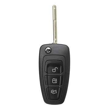3 Button Flip Folding Remote Key 433MHz 4D63 Chip For Ford Focus Mondeo C S MAX